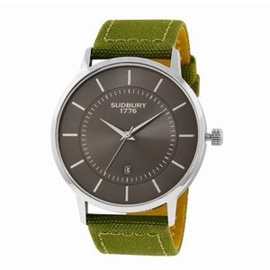 Sudbury 1776 Canvas Strap watch NWT